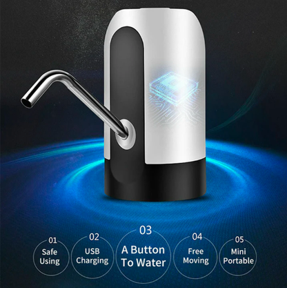 Automatic Water Bottle Pump Portable USB Charging– Effortless  Water Dispenser with One-Touch Operation