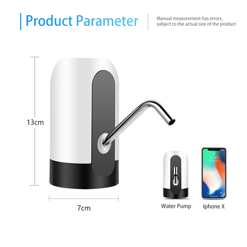 Automatic Water Bottle Pump Portable USB Charging– Effortless  Water Dispenser with One-Touch Operation