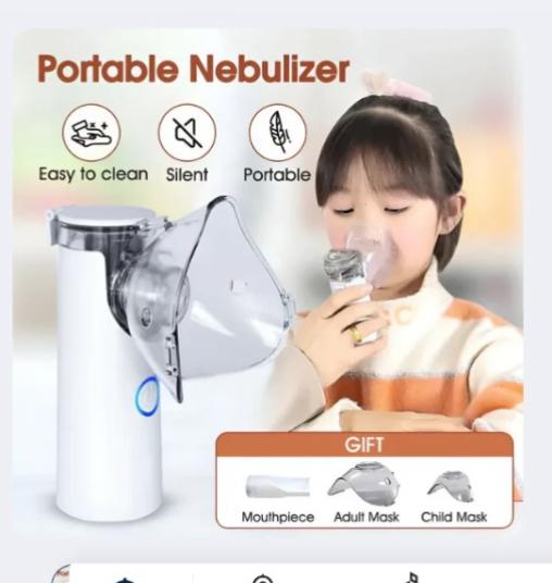 Compact Portable Nebulizer: On-the-Go Respiratory Relief